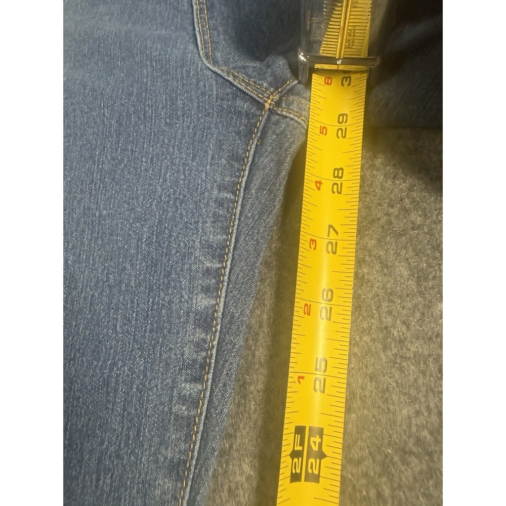 Michael Kors Wide Leg Patch Pocket Denim Jeans Size 12 - Picture 8 of 11